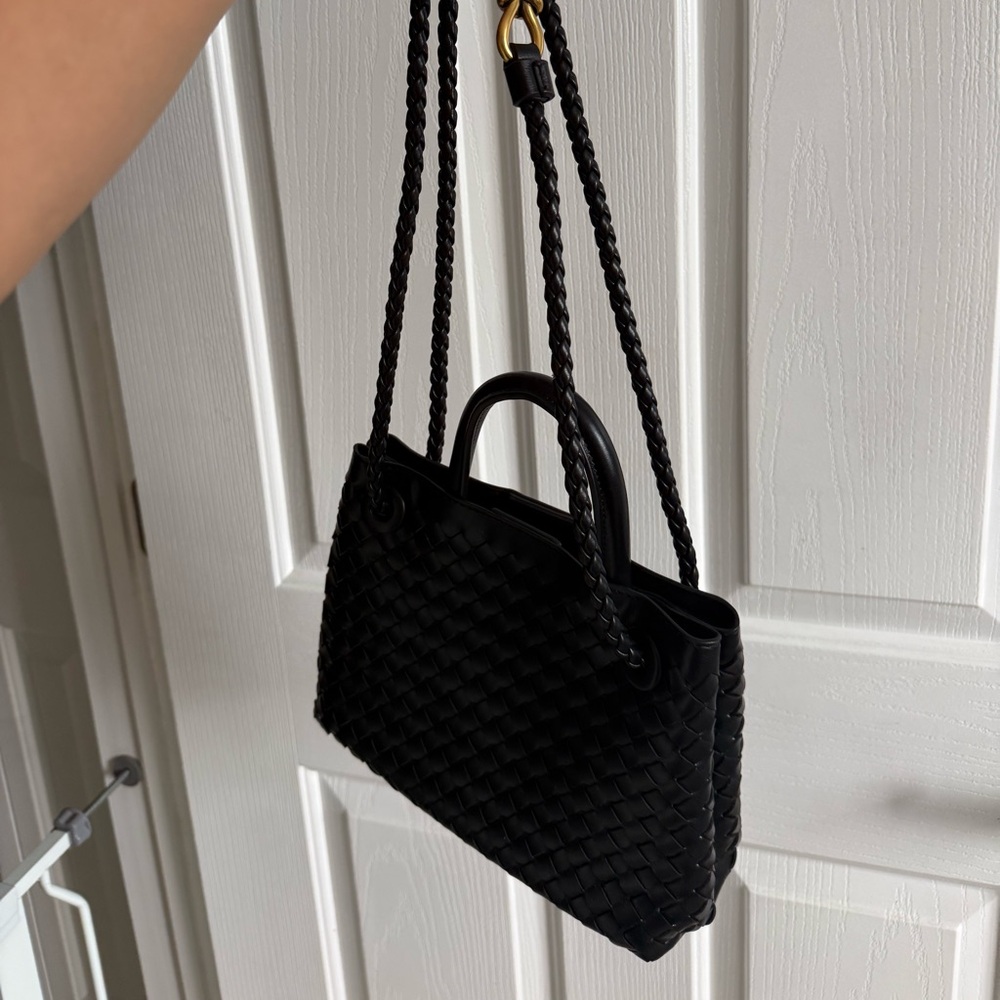 Black Bottega Andiamo Inspired Bag - Picture 4 of 11